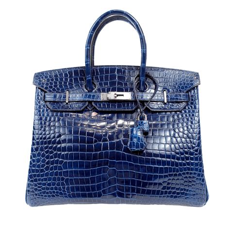 hermes blue marine croc|Blue Marine Birkin .